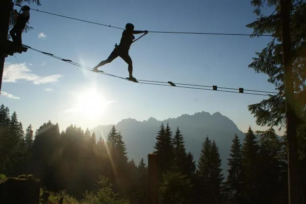 KLETTERWALD-HORNPARK-ST.-JOHANN KLETTERWALD-HORNPARK-ST.-JOHANN